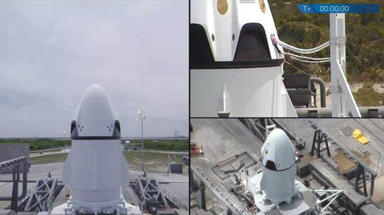 SpaceX首次成功测试“龙二”载人飞船逃生系统