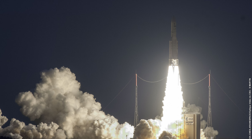 一箭双星，阿丽亚娜公司成功发射欧洲气象卫星和巴西通信卫星