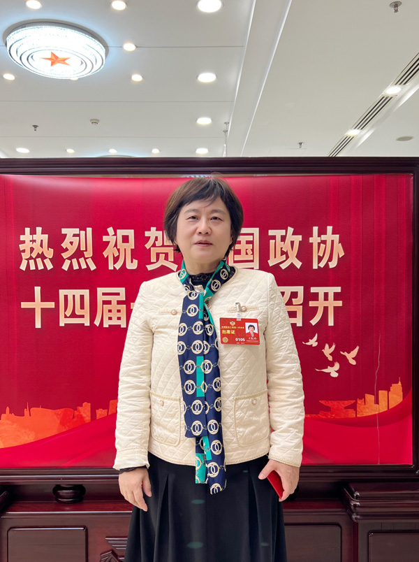 全国政协委员、湖北省政协副主席王红玲。受访者供图